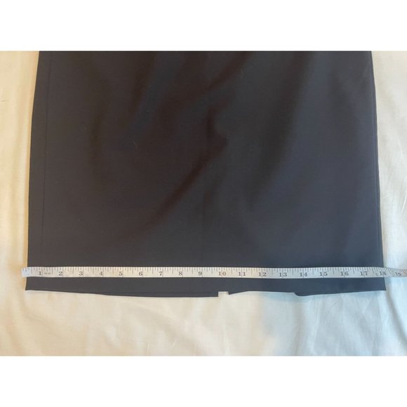Calvin Klein Womens Straight & Pencil Mini Skirt Back Zip Flat Front Black SZ 6P - Picture 5 of 7